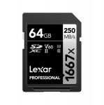 Lexar&reg; Professional 1667x 64GB LSD64GCB1667