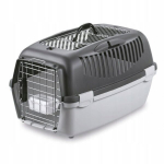 Transpordipuur Gulliver 3 metallukse ja avatava laega 61x40x38cm tumehall/helehall