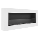 biokamin seinale Bioheat BOX 900x400 White Glass