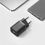 Baseus seinalaadija Super Si PD 25W 1x USBC must + USB-C - USB-C kaabel