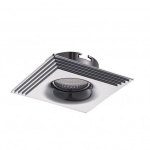 Sisseehitatud valgusti Azzardo Luciano Square Chrome