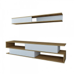 Sektsioon Kalune Design Sims, valge / pruun