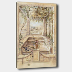 Reproduktsioon Linnud v&auml;literrassil