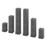 6 gabiooni, galvaniseeritud traatsein, erinevad suurused
