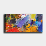 Reproduktsioon l&otilde;uendil Abstraktsioon, 50x120 cm