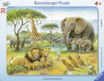 Ravensburgeri raampusle 30 tk Aafrika metsloomad