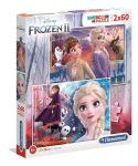Pusle Frozen II, Clementoni, 2 x 60 tk