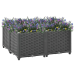 vidaXL taimekast 80 x 80 x 38 cm, pol&uuml;prop&uuml;leen