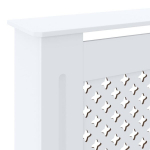 vidaXL MDF radiaatorikate, valge, 205 cm