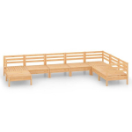 vidaXL 8-osaline aiadiivanikomplekt, t&auml;ism&auml;nnipuit