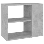 vidaXL kummut, betoonhall, 60 x 30 x 50 cm, puitlaastplaat, Pilka