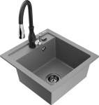 Graniidist k&ouml;&ouml;givalamu Mexen Vito koos segisti ja sifooniga, Grey+Black