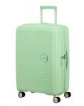 Keskmine kohver American Tourister Soundbox Pastel Green, M, roheline