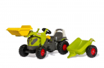 Laste traktor kopa ja haagisega rollyKid CLAAS AXOS 240