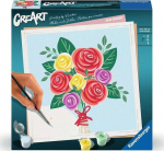CreArt 20x20 cm Bouquet of roses, Creative leisure, Adult, Paint by numbers, 25520, Ravensburger