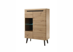 Vitriinkapp Imv Torge, 90 cm, tamm