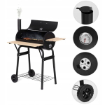 S&ouml;egrill kaane, termomeetri, ventilatsiooni, aia, suletava ja ratastega