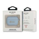 Guess &uuml;mbris Airpods Pro GUAPLSCHSB sinise silikoonist s&uuml;damev&otilde;lu jaoks