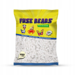 Valged triigitavad helmed Benny Beads 1500 tk 5 mm