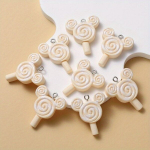 Vaigust ripats, 8PCS Beige Lollipop Charms