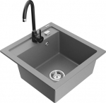 Graniidist k&ouml;&ouml;givalamu Mexen Vito koos segisti ja sifooniga, Grey+Black