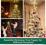 J&otilde;ulupuu tipp p&ouml;&ouml;rleva LED-projektoriga, 21 x 24 x 6 cm