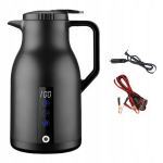 Keedukann kuuma vee jaoks Roostevabast terasest veoauto soojendi Must ilma aluseta