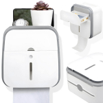 Seinale kinnitatav vannitoa paberijaotur ja v&auml;ikeste esemete korraldaja LIVMAN C2327