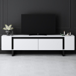 TV telerilaud Asir, 180x50x30 cm, valge