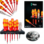 Wera Kraftform kruvikeerajate komplekt, ristpeaga ph, lameda peaga sl, vde, 7 tk