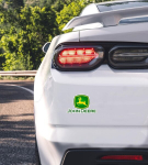 Kleebis John Deere Weatherproof Sticker for Car, Motorcycle & Tractor Farmer Fan Item Car Sticker Pack of 2 (john Deere)