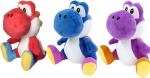 Yoshi pl&uuml;&uuml;skuju, 3-osaline komplekt, punane, sinine, lilla, 30 cm, pehme, dinosaurus, kaisukaru, pl&uuml;&uuml;s sobib alates esimestest elukuudest