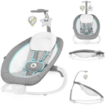 Lionelo Pascal beebikiik, &otilde;rnad vibratsioonid, 5 meloodiat, m&auml;nguasjakarussell interaktiivsete pehmete m&auml;nguasjadega, padi, reguleeritav seljatugi, energias&auml;&auml;stus&uuml;steem (hall scandi)