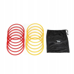 Koordinatsioonirataste komplekt 12 tk. motoorika treeninguks, kahes v&auml;rvitoonis + kott