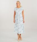 Hansmark Naiste kleit 72121*01, valge/sinine