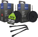 Schwalbe Sv 19 jalgratta sisekumm 27.5 28 29 tolli Sv 40 mm (40/62-584/635) + 3 Mszweirad rehviheeblit, 2 tk pakis