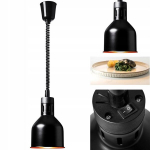 Infrapuna toidusoojenduslamp, rippuv, must, &Oslash; 17 cm, 250 W