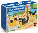 Clicformers konstruktor Vaprad s&otilde;brad 3in1, 74 osa