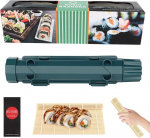 Vmutga Sushi valmistaja, Sushi Diy valmistusmasin, kaasaskantav Sushi bazooka bambusmatiga, Sushi valmistamise komplekt, ideaalne algajatele ja kogu perele