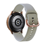 Hall silikoonist rihm Rose Gold pandlaga Samsung Galaxy Watch Active 2 jaoks