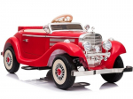 Kahekohaline elektriauto Retro Mercedes 540K, punane
