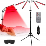 Punase valguse teraapia lamp 660 nm ja 850 nm lainepikkusega, reguleeritava statiiviga