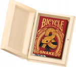 M&auml;ngukaardid Bicycle Snake 1 pakk puidust karbis