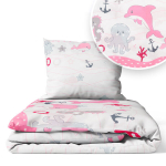 Ankras laste voodipesu 135x100 cm, 2-osaline, 100x135 cm voodile