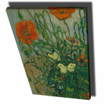 Reproduktsioon Butterflies and poppies
