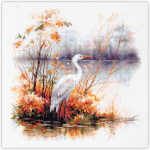 Tikkimiskomplekt Magic Needle "White Heron" 70-09