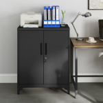 Dokumendikapp, 40x80x90 cm, Matt Must, Dokumendikapp, Mitmeotstarbeline kapp, 40x80x90 cm, Matt Must