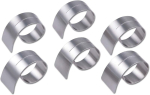 Texpot salvr&auml;tikur&otilde;ngaste komplekt, 6 tk, piludega, roostevaba teras, l&auml;bim&otilde;&otilde;t 4,2&ndash;6,5 cm, laius 1,8&ndash;3,6 cm