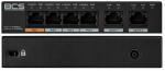Bcs-l-sp04g02g Bcs Line Poe l&uuml;liti, 6 porti, 4x Poe, 2x Lan Rj45, v&otilde;imsus 60w