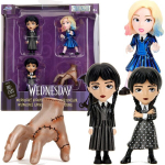 Jada -4 Metallfigurer - Netflix Serien Onsdag - 6,5cm - Fra 8 &aring;r